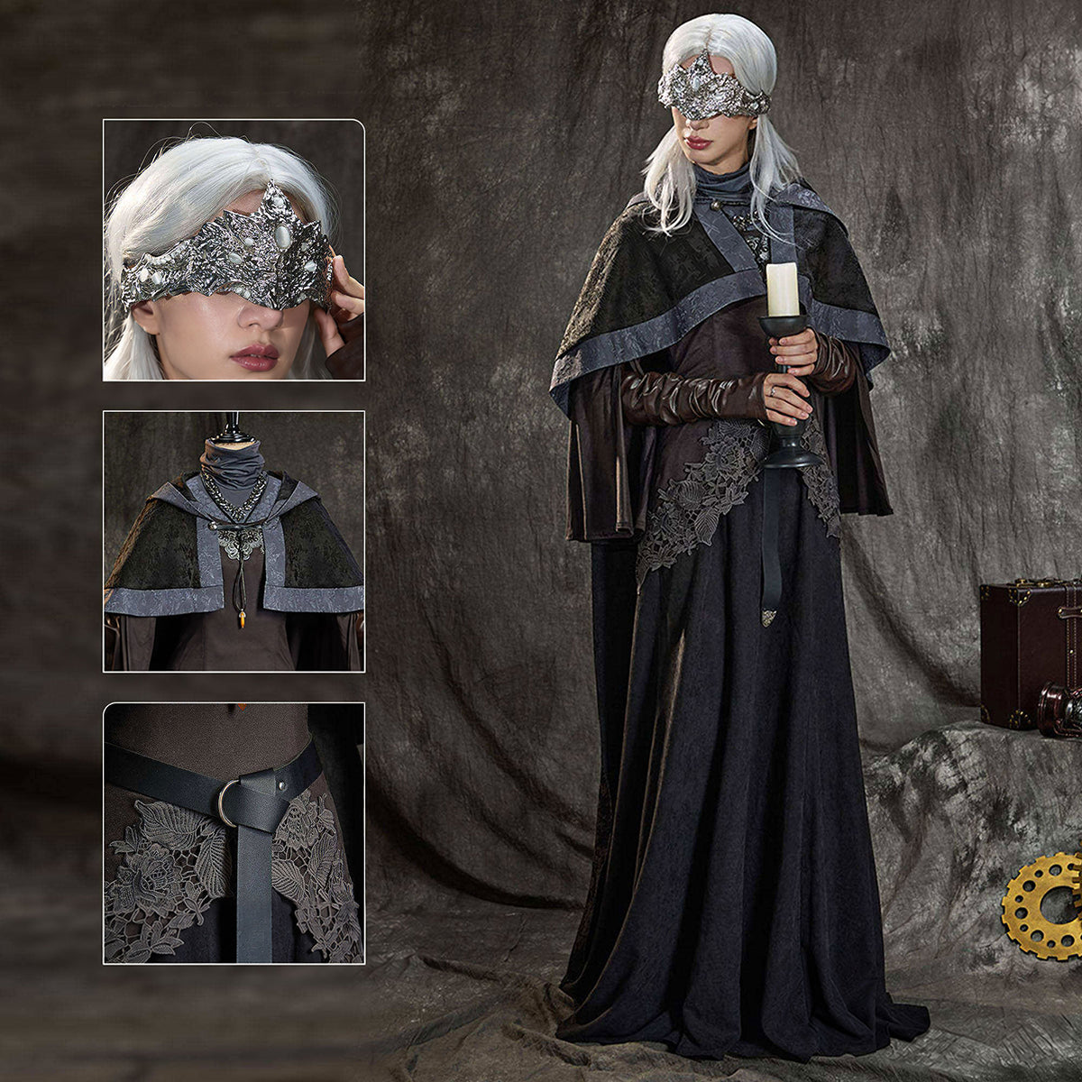 Fire Keeper Cosplay Costume - Premium Edition by NekocosCostume,Dark Souls III,Game