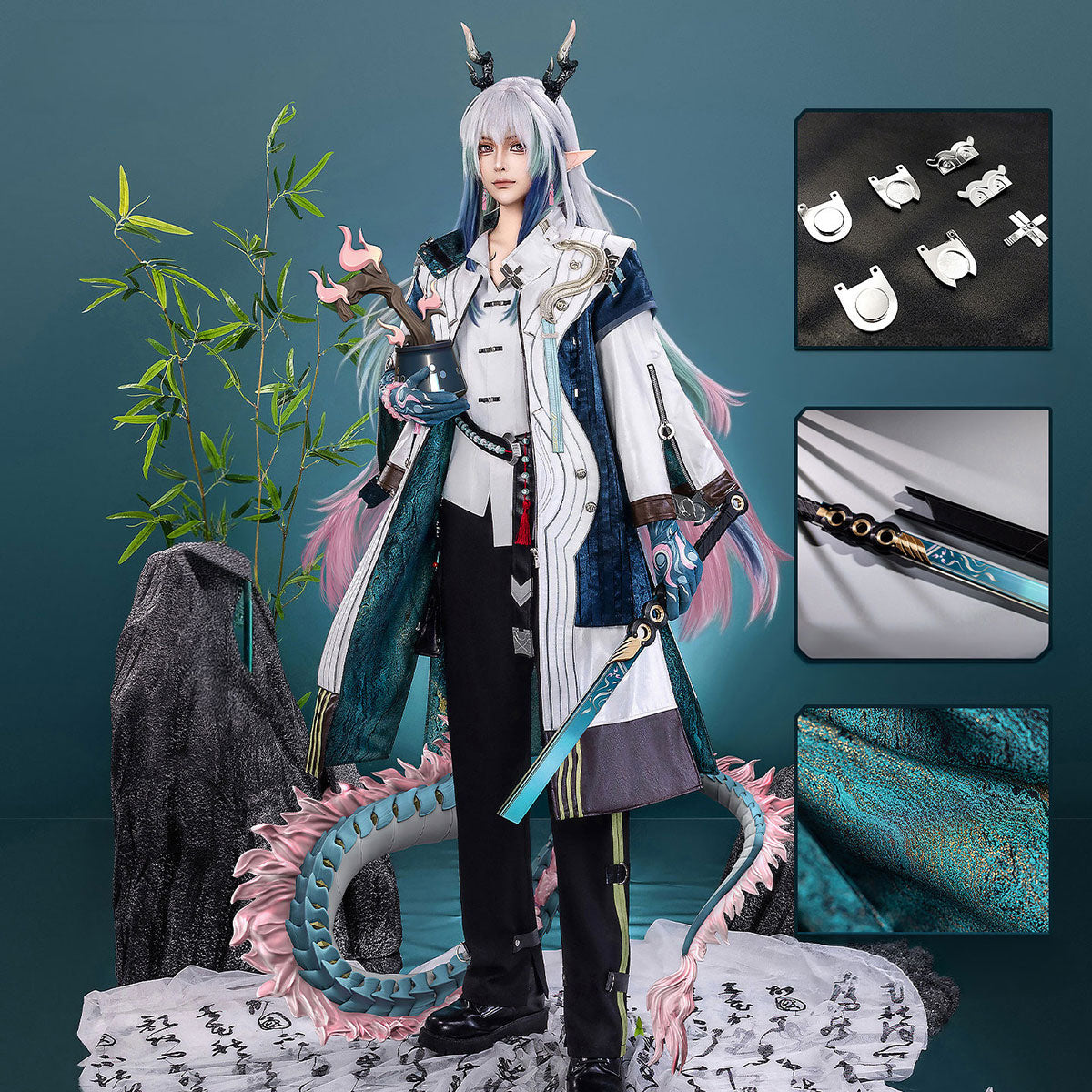 【Nekocos】Game Arknights Cosplay Yi Cosplay Costume Premium Edition | Custom-Tailor