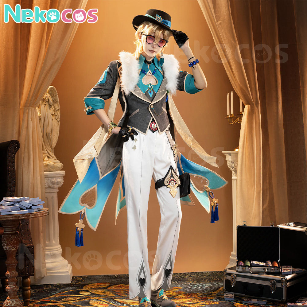 【Nekocos】Game Honkai: Star Rail Cosplay Aventurine Cosplay Costume Premium Edition | In Stock
