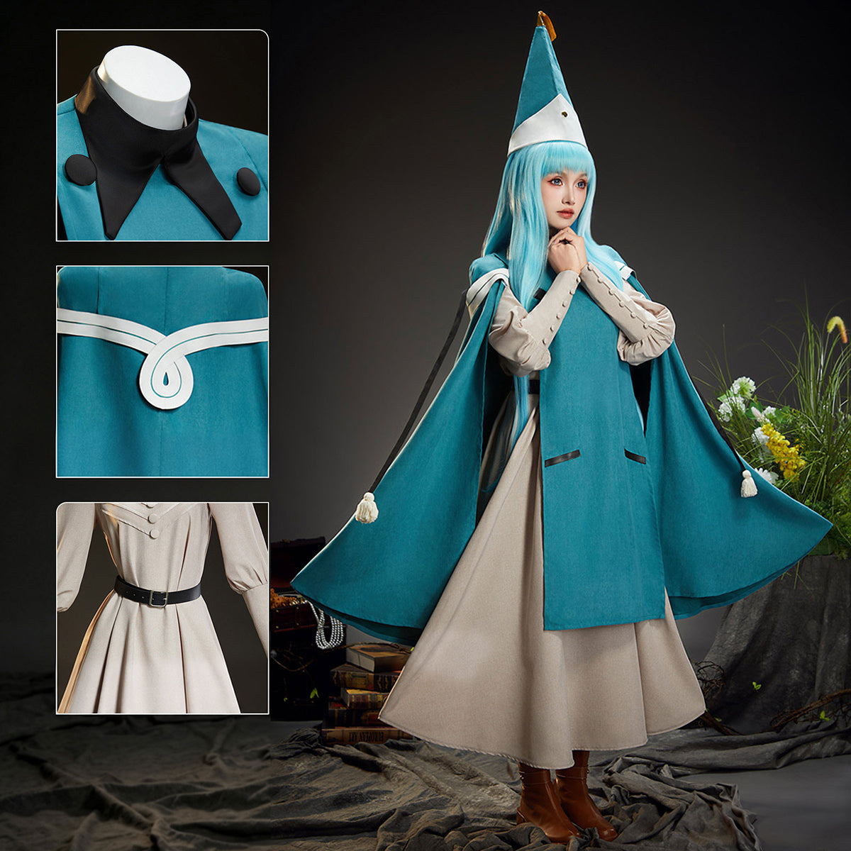 Custom Anime Cosplay Costume – Nekocos Richeh OutfitAnime,Costume,Witch Hat Atelier