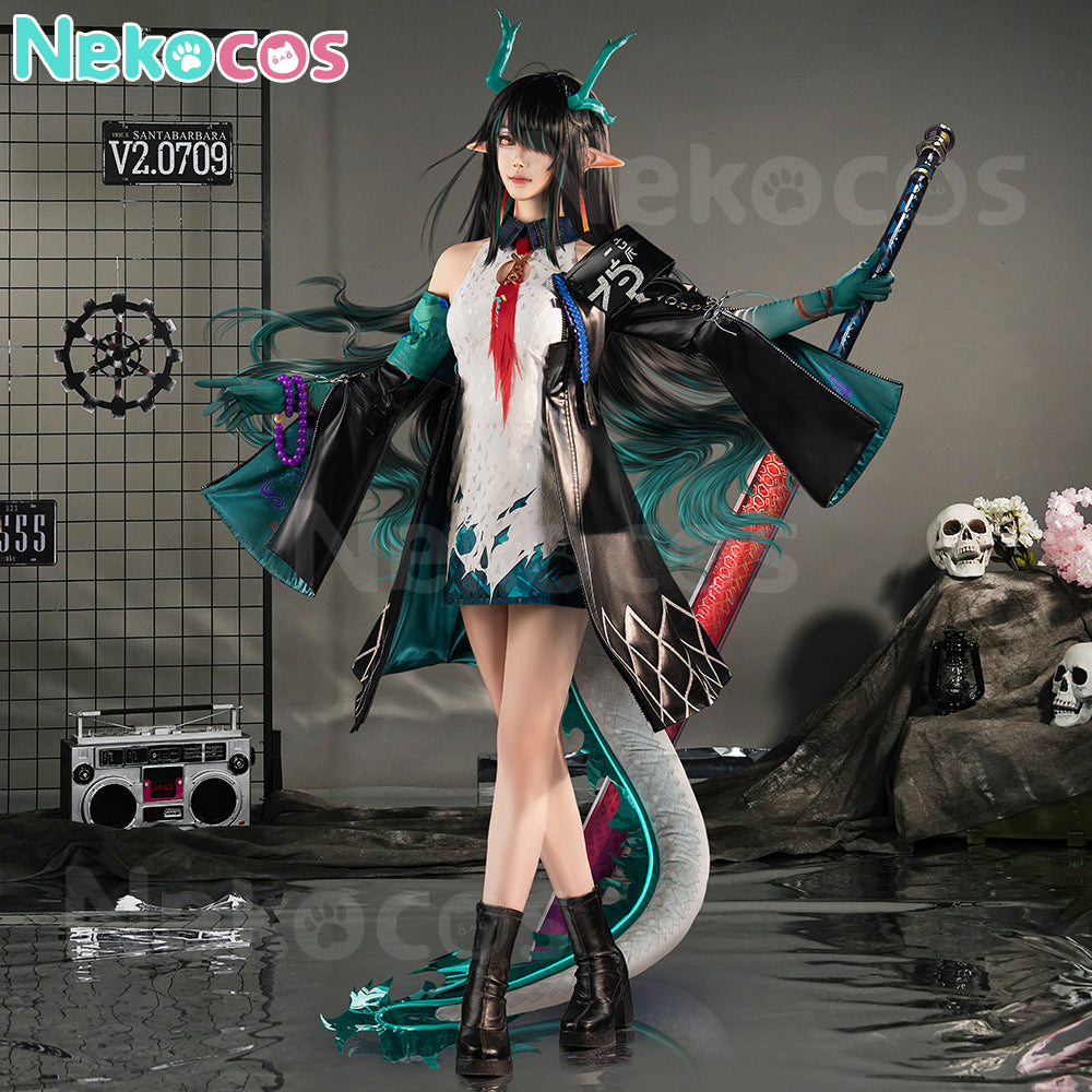 【Nekocos】Game Arknights Cosplay Dusk Cosplay Costume Premium Edition | In Stock
