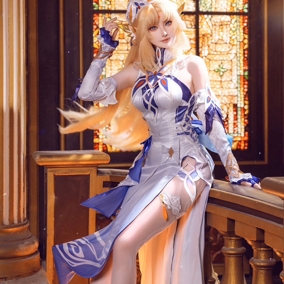 Genshin Impact Nicole Reeyn Cosplay Costume - Premium EditionCostume,Game,Genshin Impact