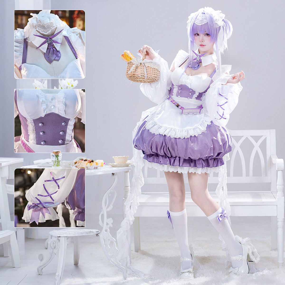 Custom Maid Cosplay Costume - Nekocos Liberalio Maid OutfitCostume,Game,Goddess of Victory: NIKKE