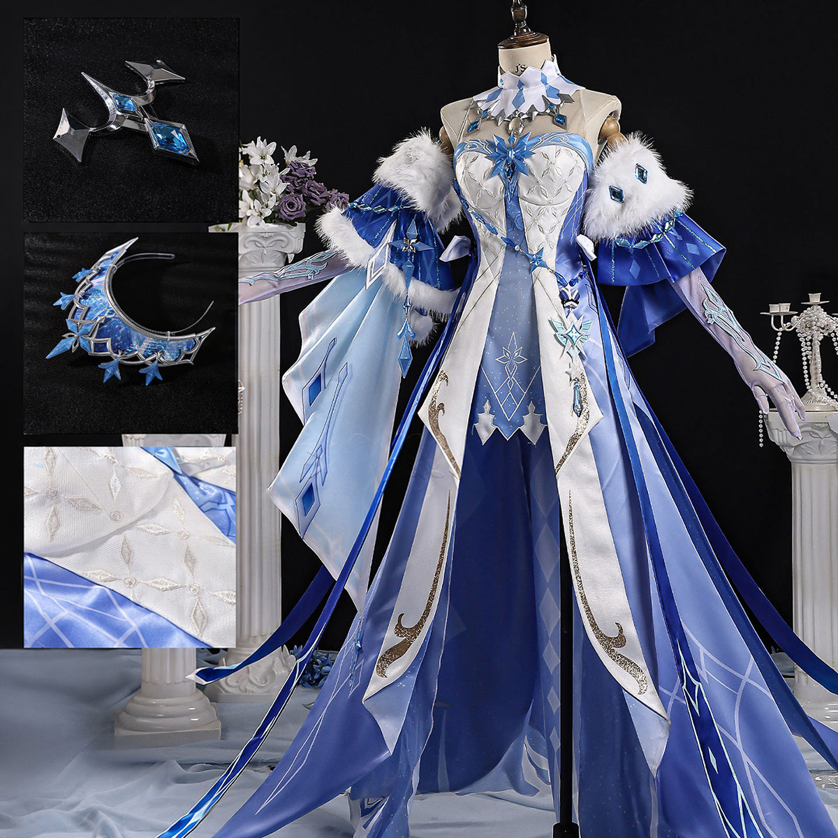Genshin Impact Tsaritsa Cosplay Costume - Premium EditionCostume,Game,Genshin Impact