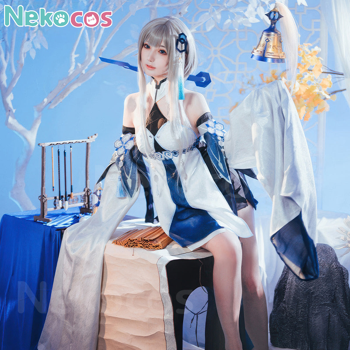 【Nekocos】Game Genshin Impact Cosplay Guizhong Lord of Dust Cosplay Costume