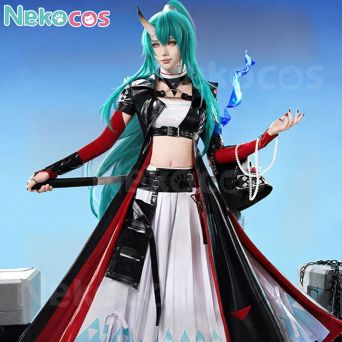 Hoshiguma Cosplay Costume Premium Edition - In Stock NowArknights,Costume,Game