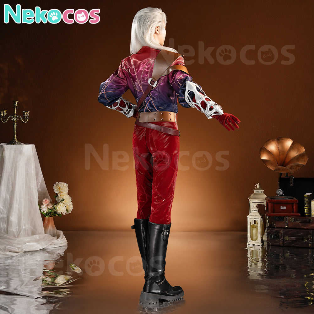 【Nekocos】Game Identity V Cosplay Mercenary Naib Subedar Man in Red Cosplay Costume Premium Edition | In Stock