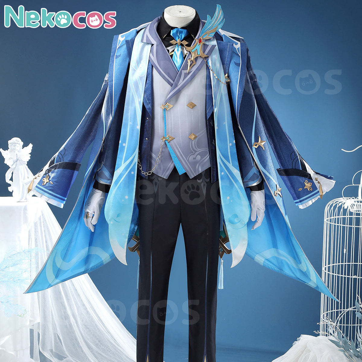 Genshin Impact Neuvillette Cosplay Costume - Premium EditionCostume,Game,Genshin Impact