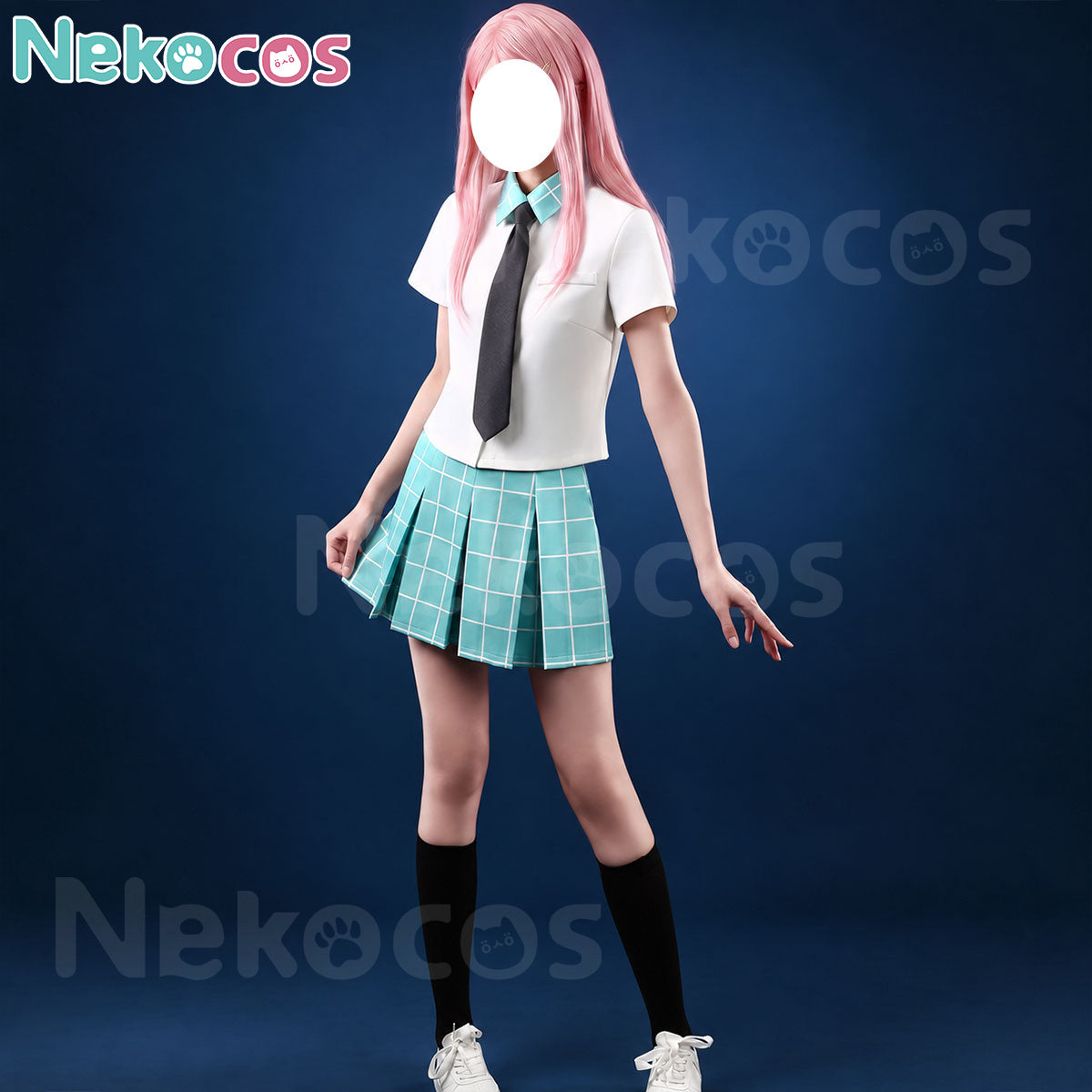 Anime Cosplay High School Skirt Set Costume