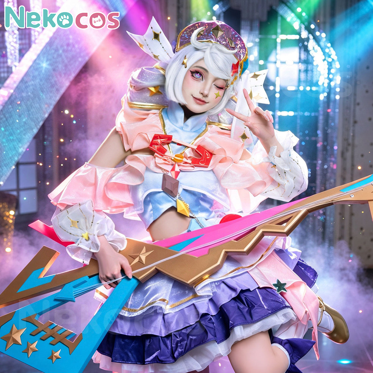 Gwen Cosplay Costume Premium Edition - Nekocos Custom TailorCostume,Game,League of Legends