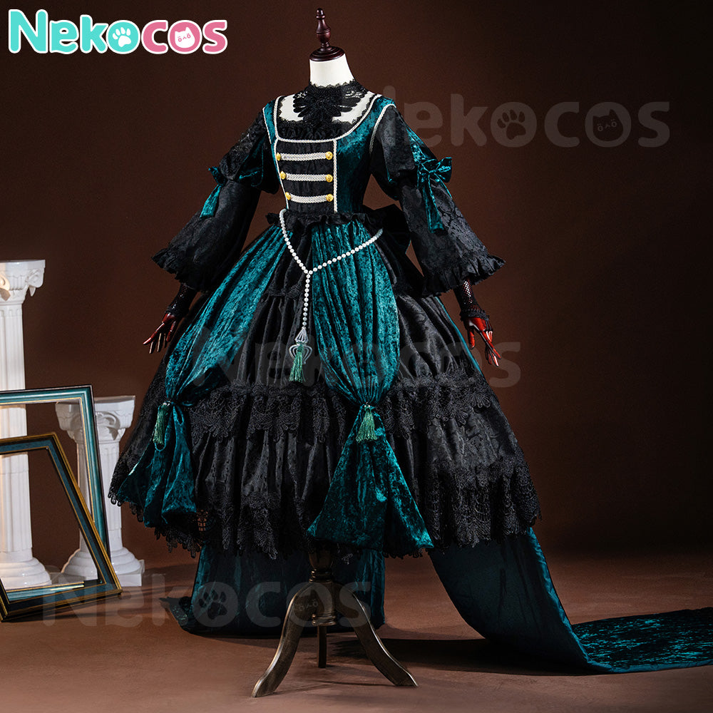 【Nekocos】Anime Black Butler Cosplay Emerald Witch Sieglinde Sullivanl Cosplay Costume | In Stock
