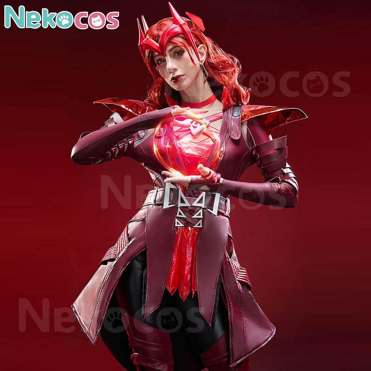 Scarlet Witch Chaos Magic Cosplay Costume Premium EditionCostume,Game,Rivals