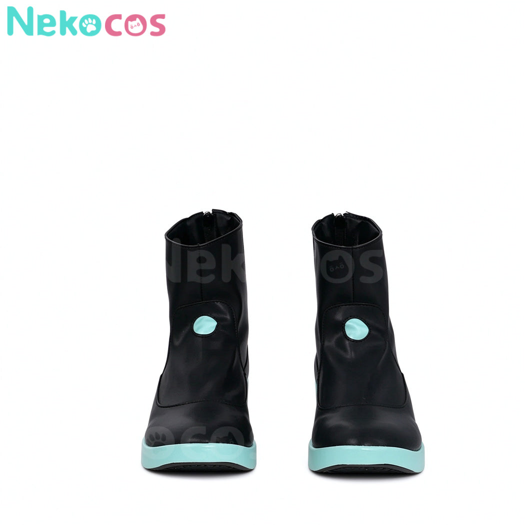 Hatsune Miku Cosplay Shoes - Silver Patent Leather StyleHatsune Miku,Shoes,Vocaloid