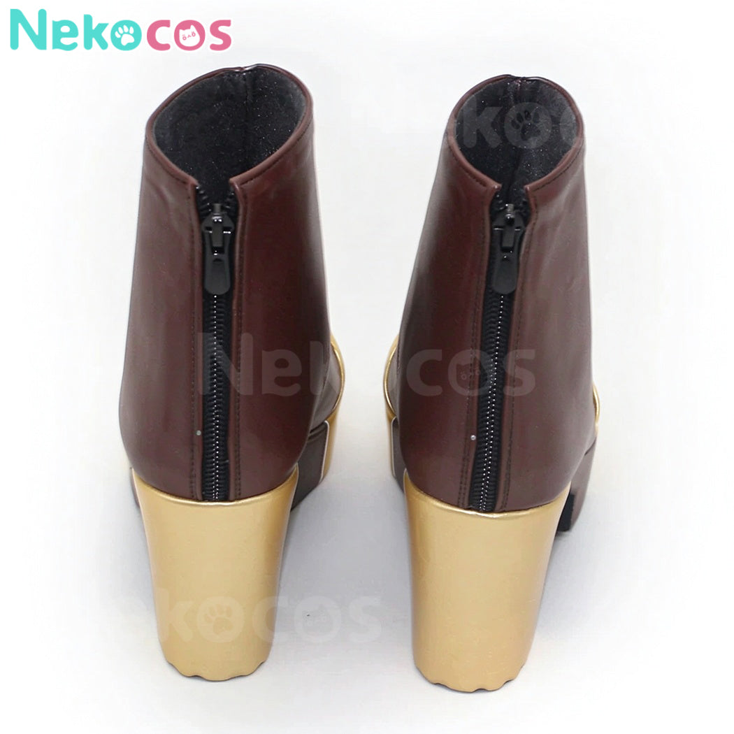 Eyjafjalla Cosplay Shoes - Fluffy Little Witch StyleArknights,Game,Shoes