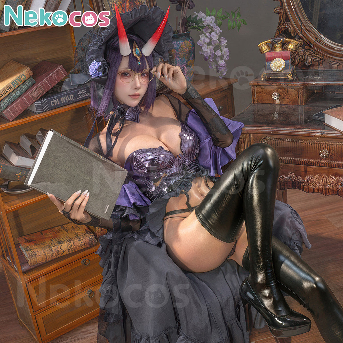 Shuten-Douji Cosplay Costume - Custom-Tailored GownCostume,Fate/Grand Order(FGO),Game