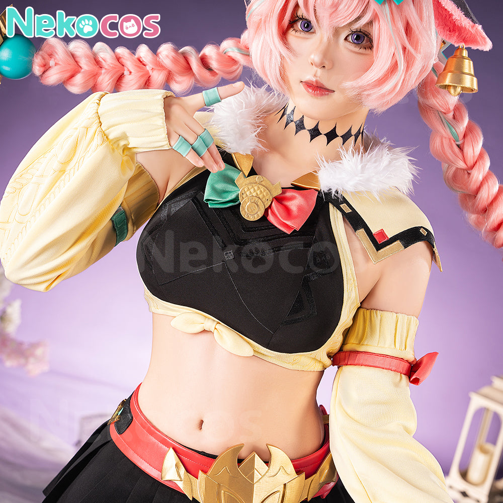 【Nekocos】Game Genshin Impact Cosplay Varesa Cosplay Costume Premium Edition | In Stock
