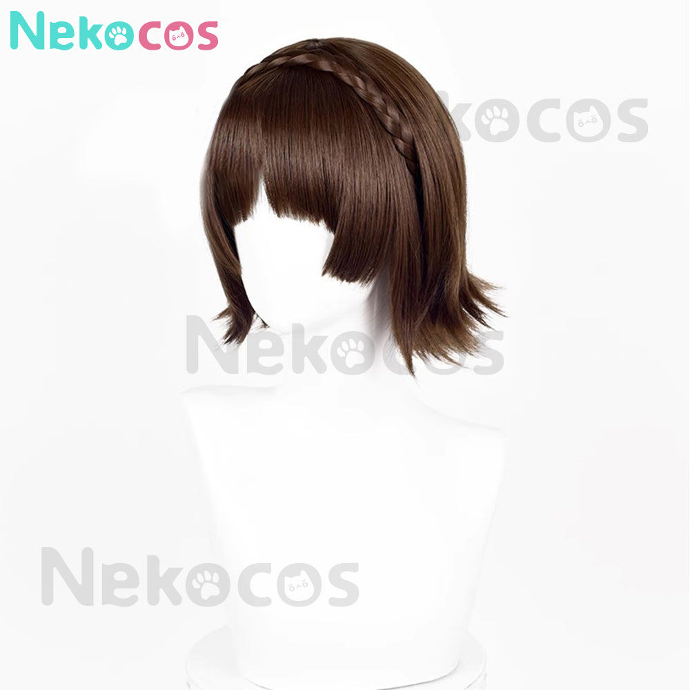 【Nekocos】Game Persona 5 Cosplay Makoto Niijima Cosplay Wig | In Stock