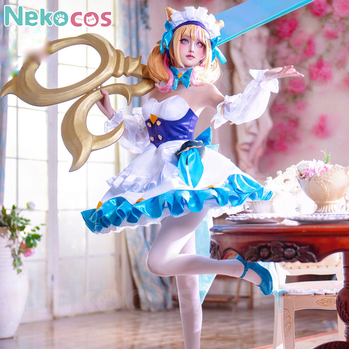 Gwen Cosplay Costume Custom-Tailored - Nekocos Prestige Cafe CutiesCostume,Game,League of Legends