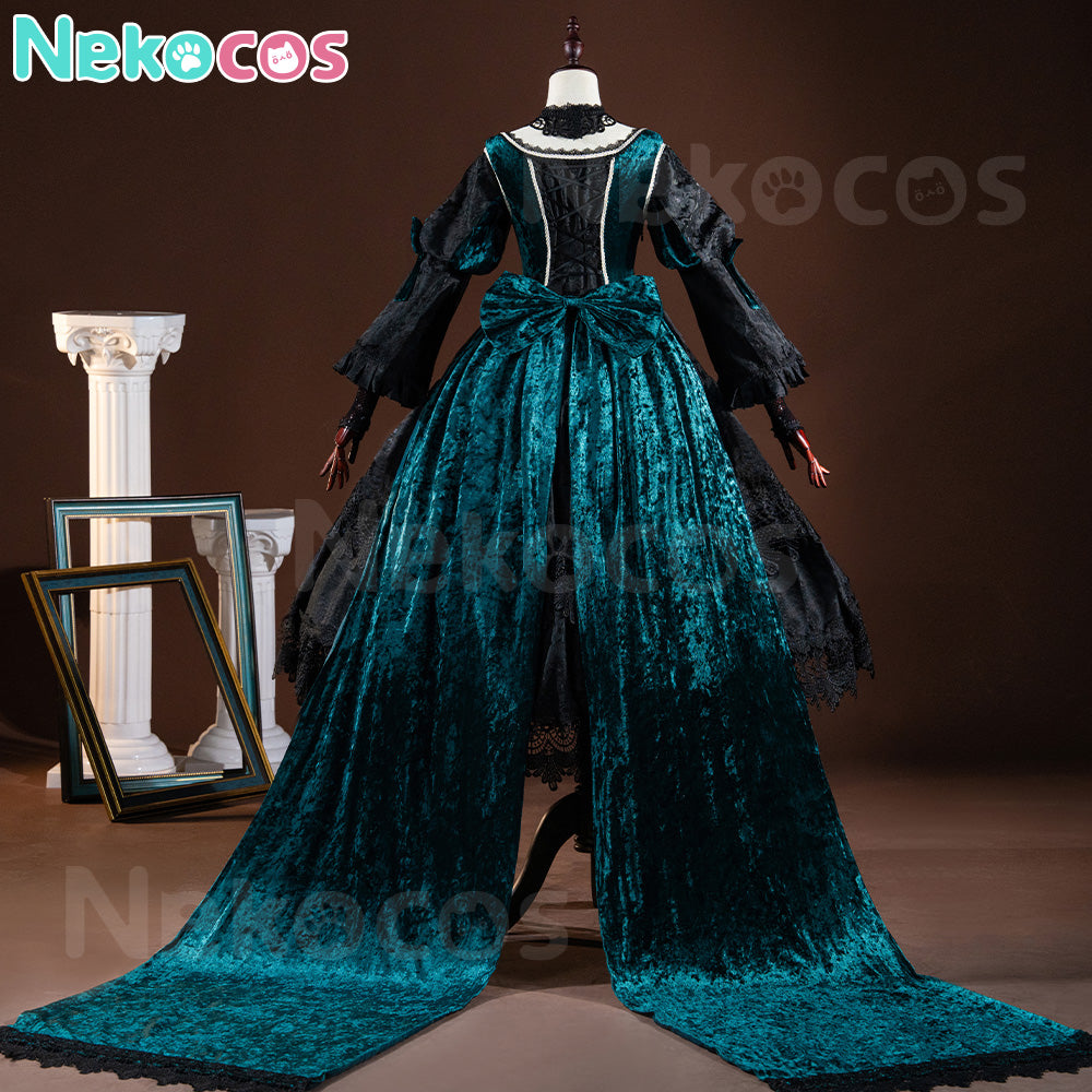 【Nekocos】Anime Black Butler Cosplay Emerald Witch Sieglinde Sullivanl Cosplay Costume | In Stock