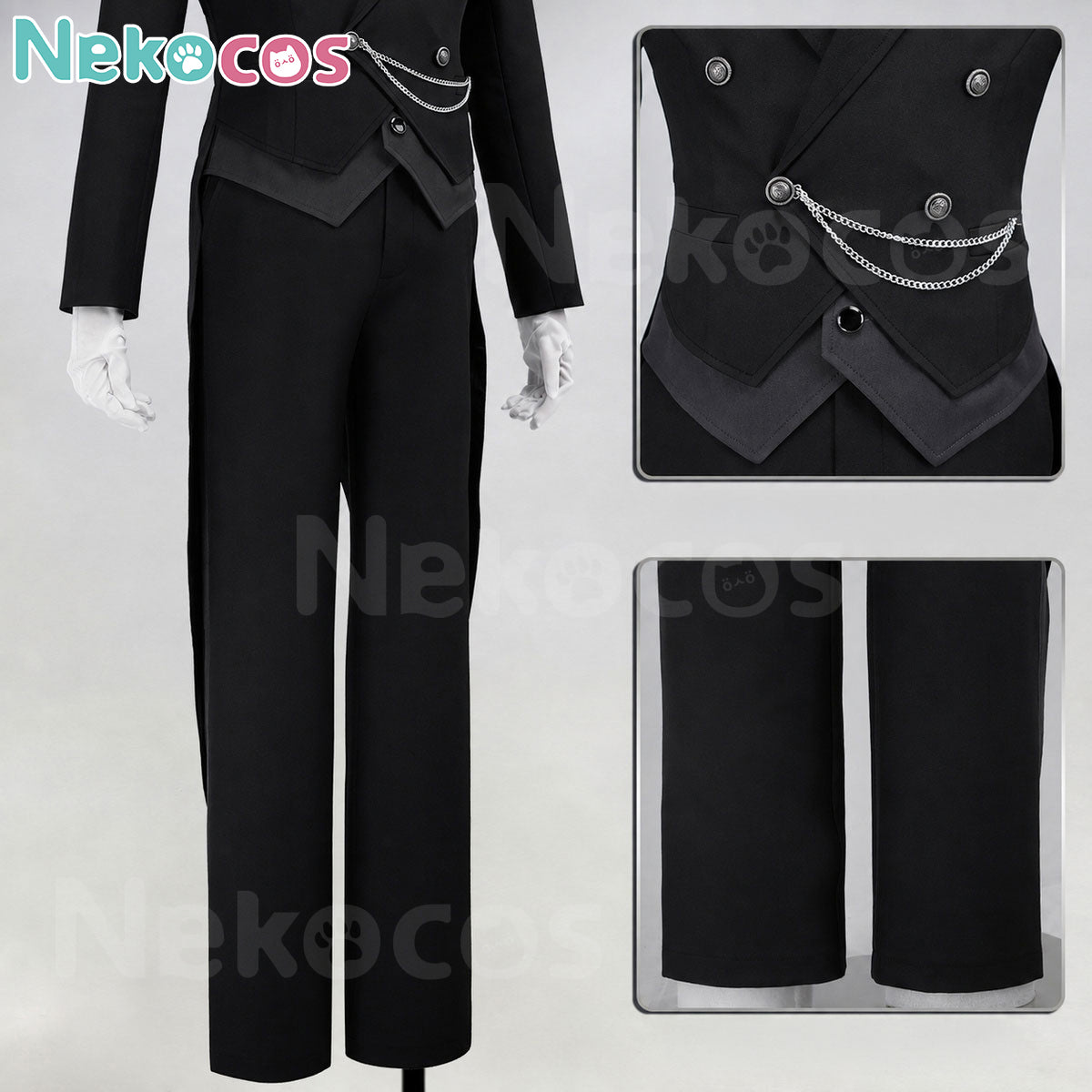 Sebastian Michaelis Cosplay Costume - Shop Now In StockAnime,Black Butler,Costume