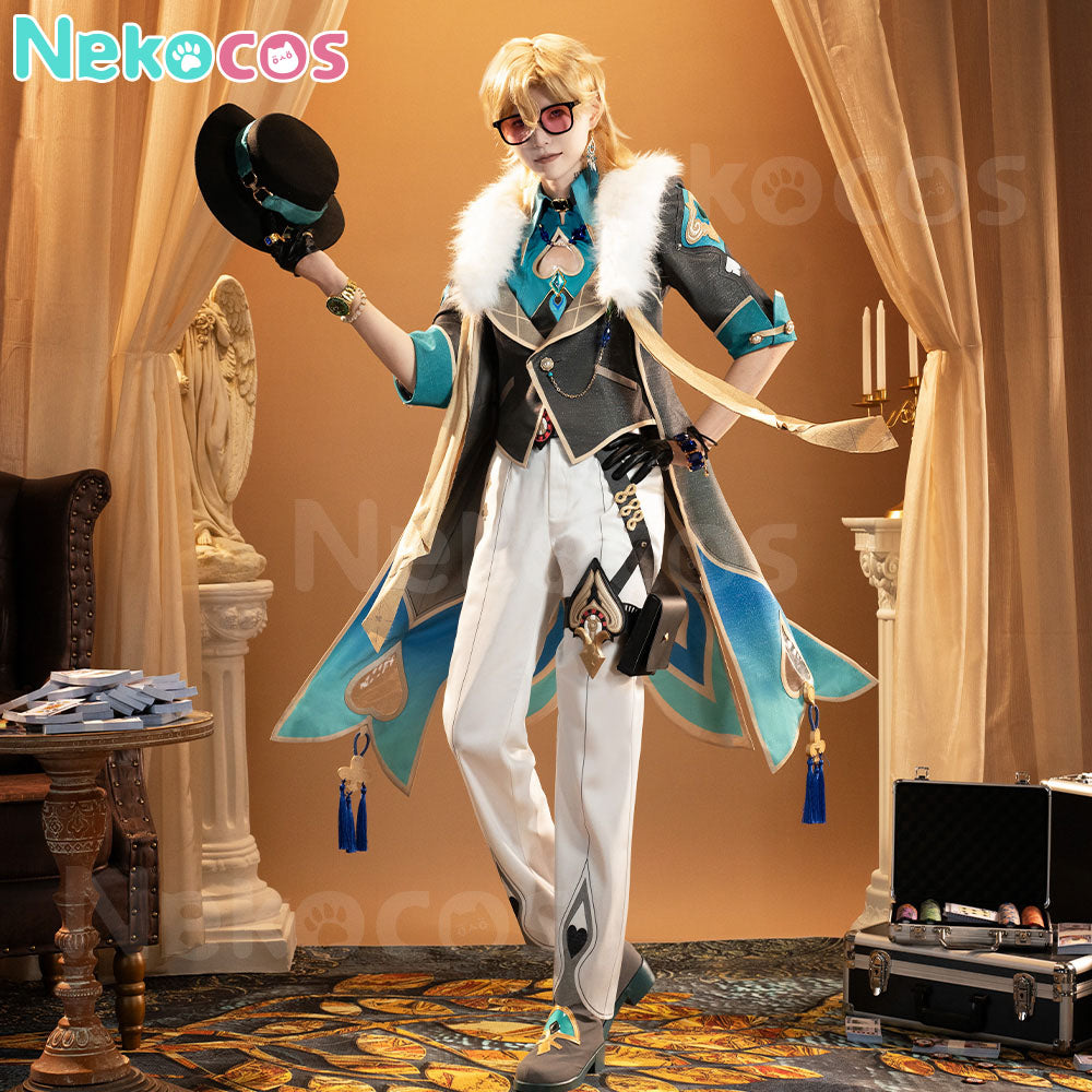 【Nekocos】Game Honkai: Star Rail Cosplay Aventurine Cosplay Costume Premium Edition | In Stock