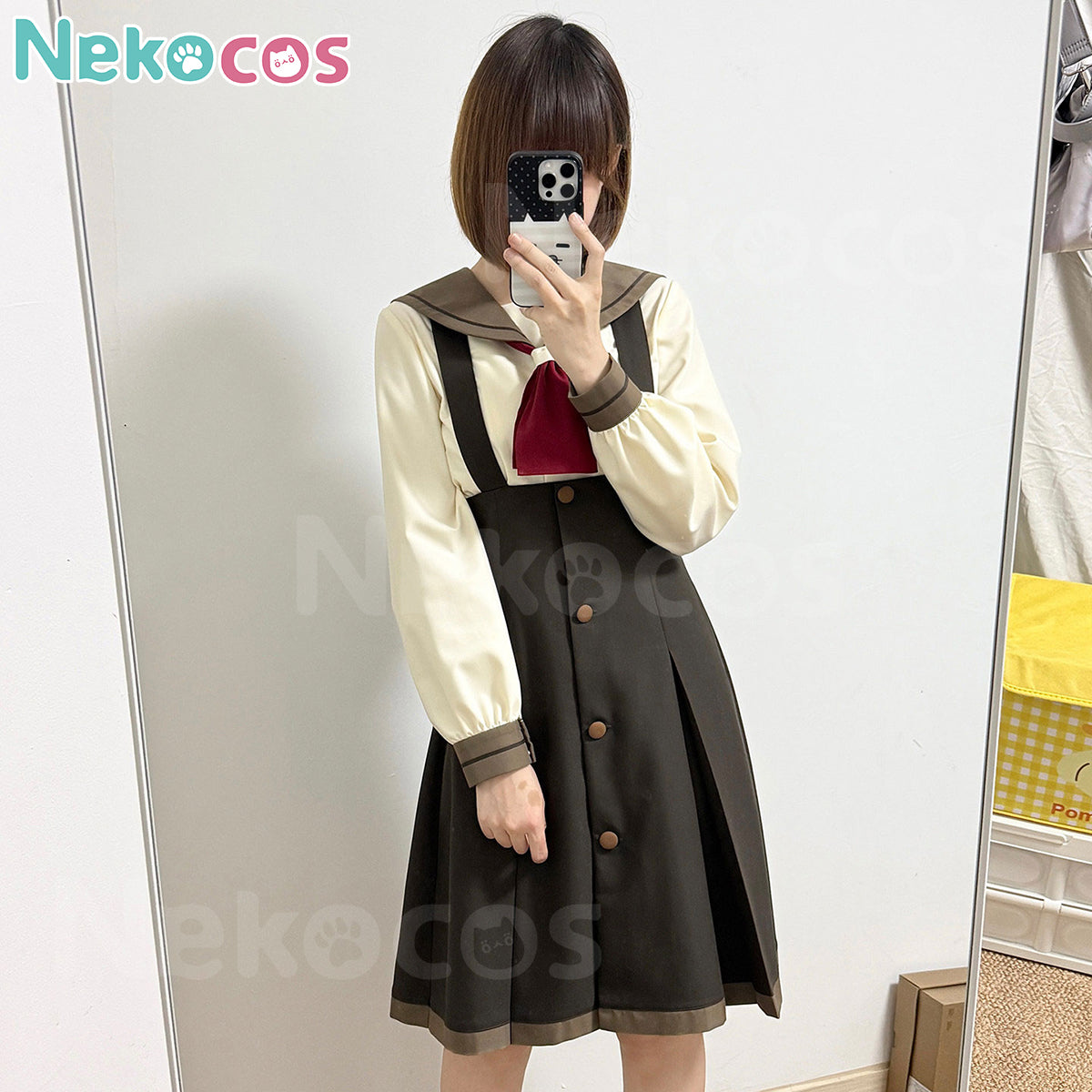 Nadeko Sengoku School Uniform Cosplay Costume Available NowAnime,Costume,Monogatari Series