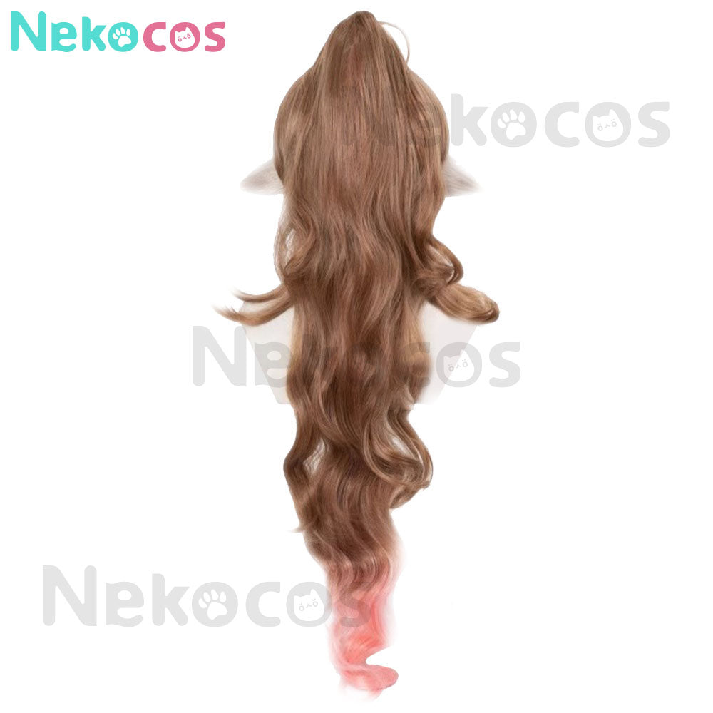 【Nekocos】Game Arknights Cosplay Eyjafjalla the Hvít Aska Cosplay Wig | In Stock