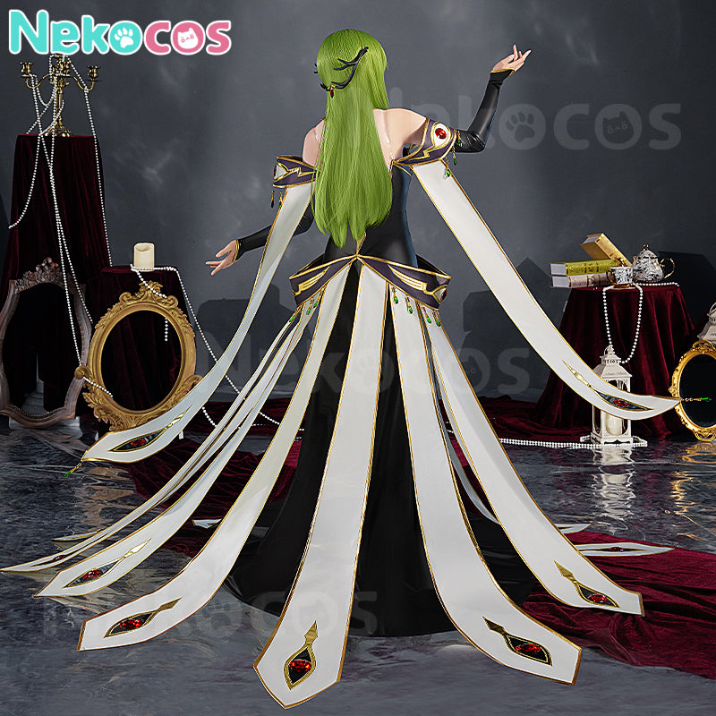 【Nekocos】Anime Code Geass Cosplay C.C. Queen Cosplay Costume Premium Edition | In Stock