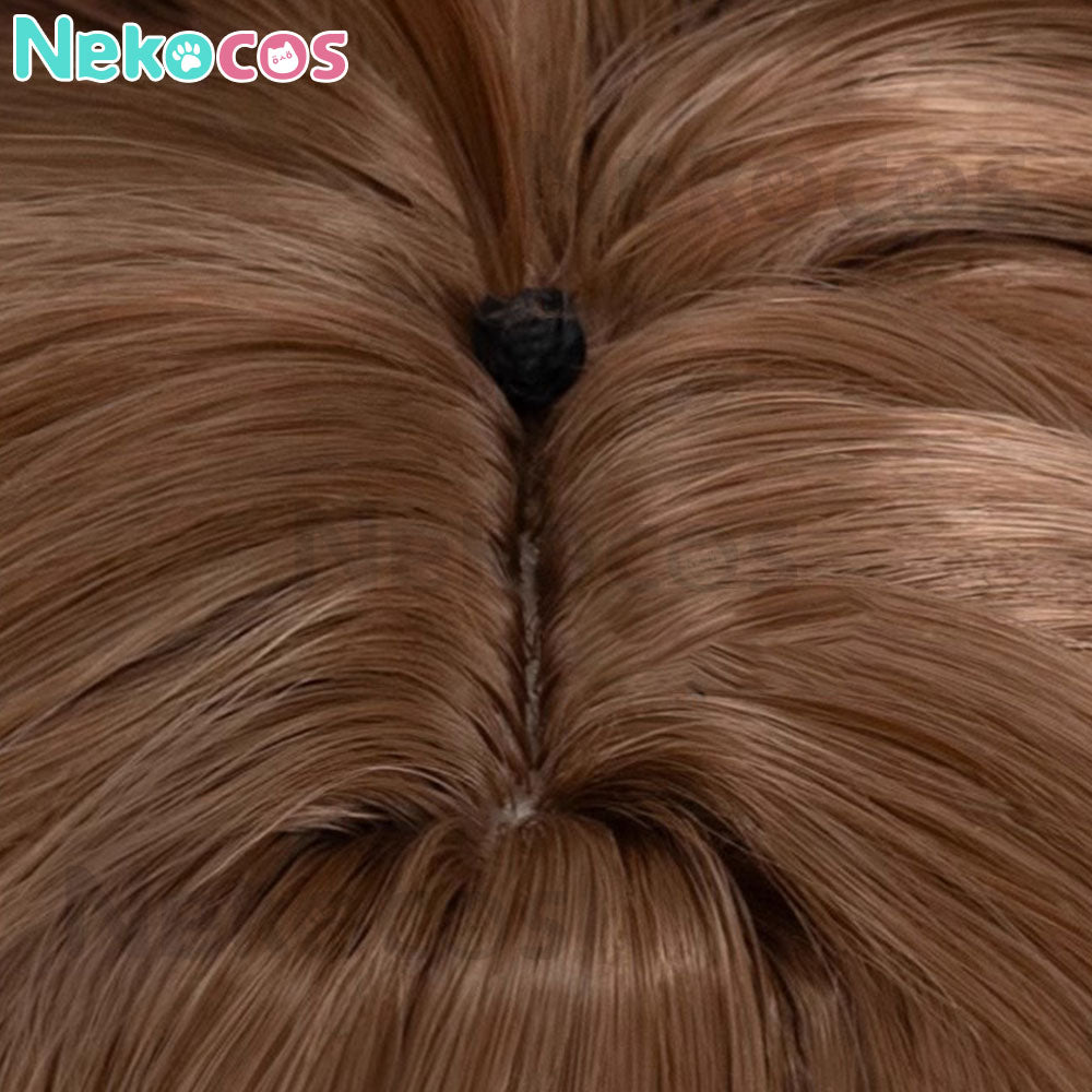【Nekocos】Game Arknights Cosplay Eyjafjalla the Hvít Aska Cosplay Wig | In Stock