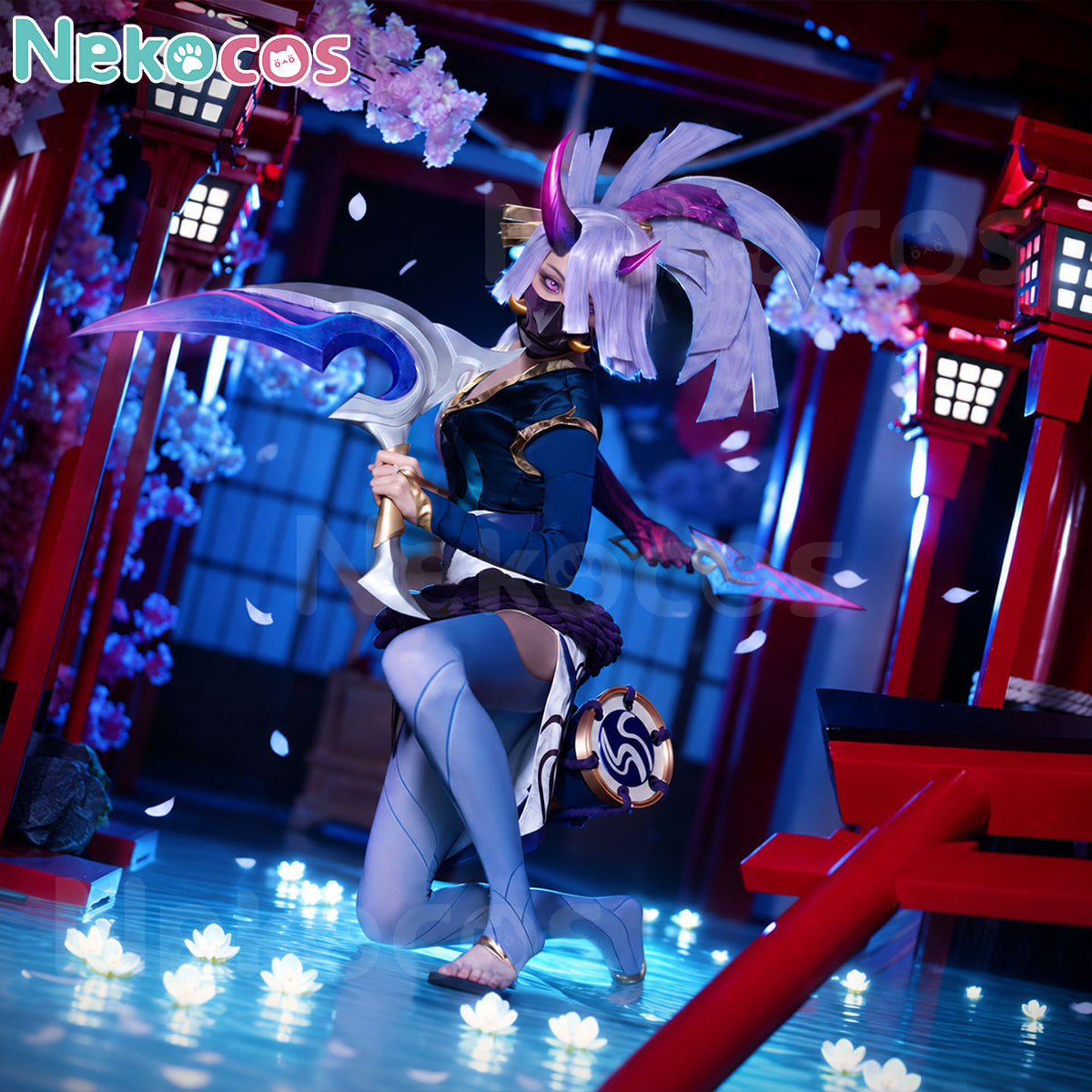 Spirit Blossom Akali Cosplay Costume - Premium EditionCostume,Game,League of Legends