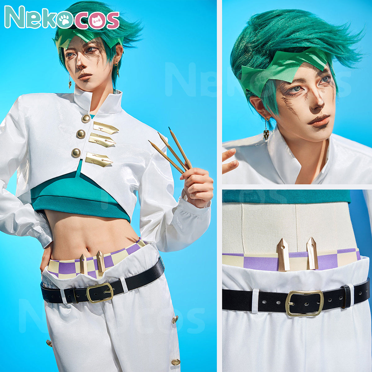 Rohan Kishibe Cosplay Costume - Custom-Tailored PerfectionAnime,Costume,JoJo's Bizarre Adventure