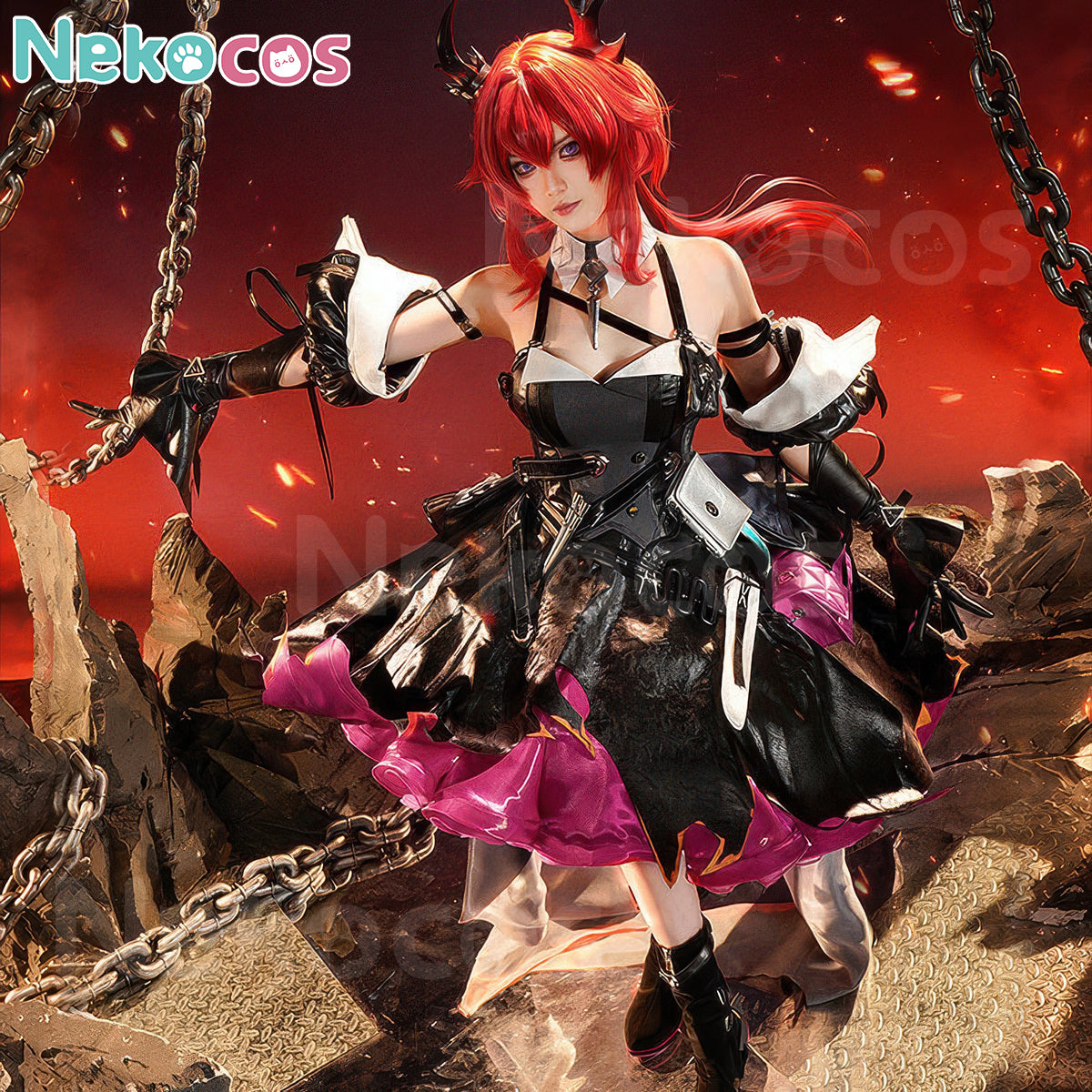 Arknights Laevatain Cosplay Costume - Premium EditionArknights: Endfield,Costume,Game