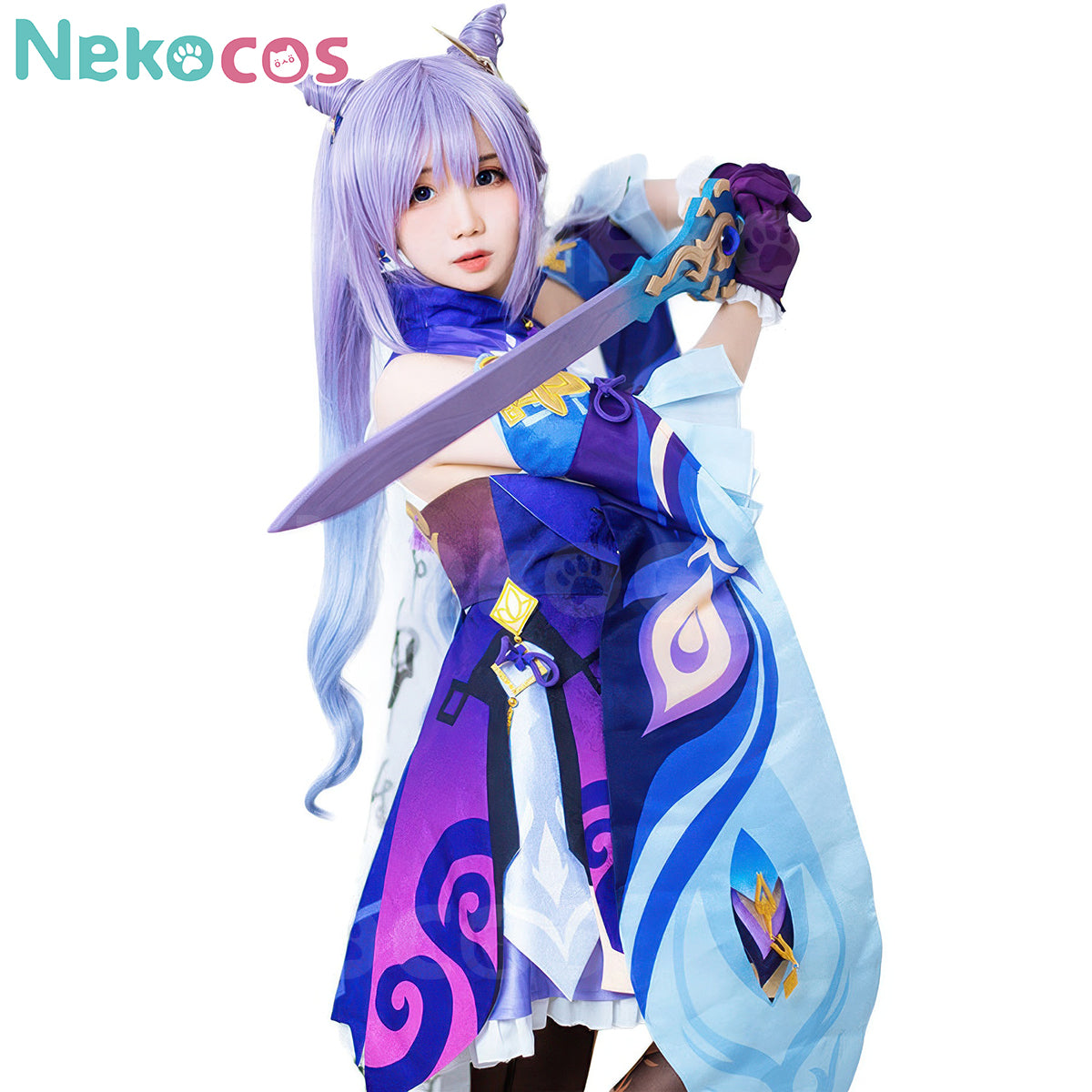 Genshin Impact Keqing Cosplay Costume