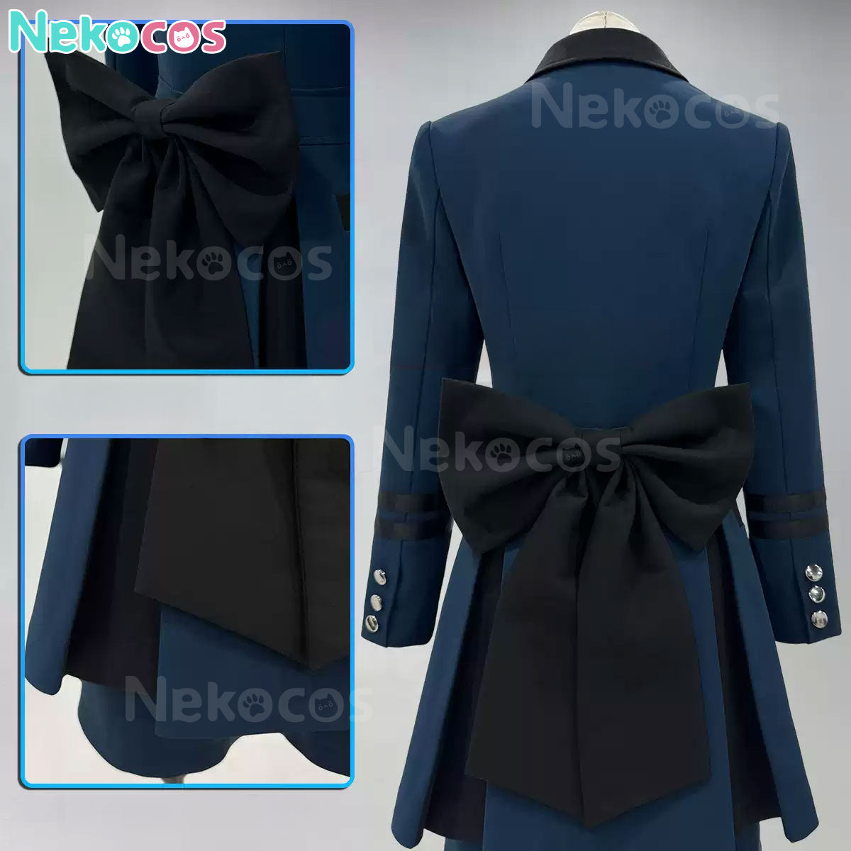 Ciel Phantomhive Funeral Cosplay Costume - Shop Now at NekocosAnime,Black Butler,Costume