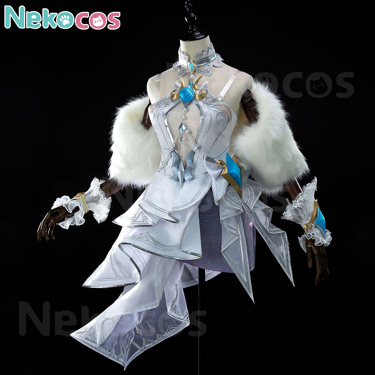Ahri Crystal Rose Cosplay Costume - Premium Custom EditionCostume,Game,League of Legends