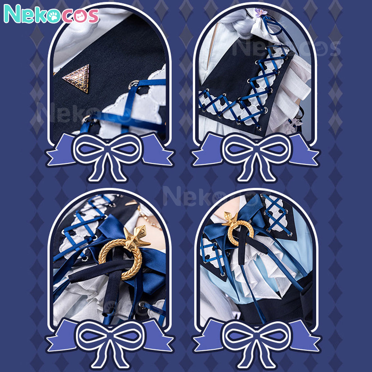 Arknights Rosmontis Cosplay Costume - Custom Tailored EleganceArknights,Costume,Game