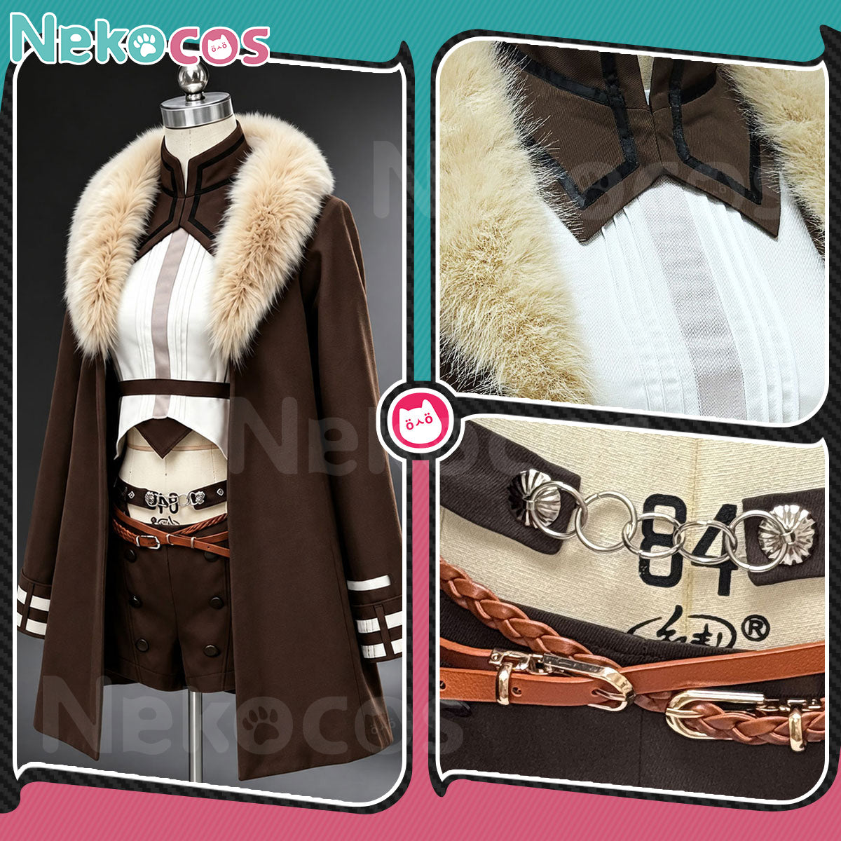 【Nekocos】Anime Cosplay Eris Cosplay Costume
