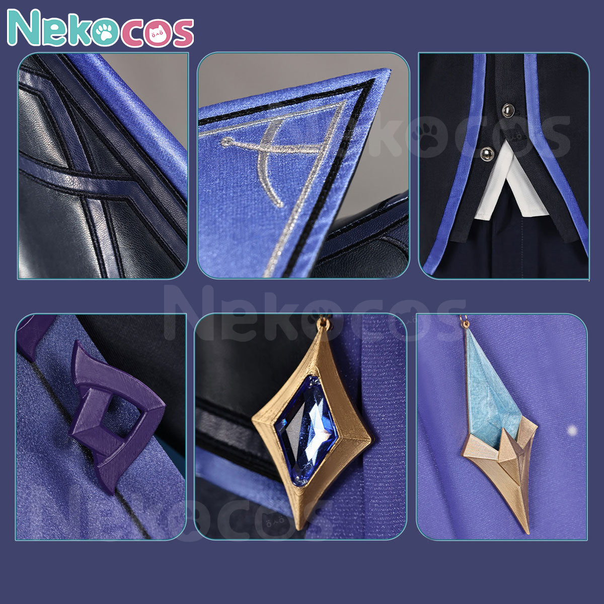 Genshin Impact Mitya Cosplay Costume - Custom TailoredCostume,Game,Genshin Impact