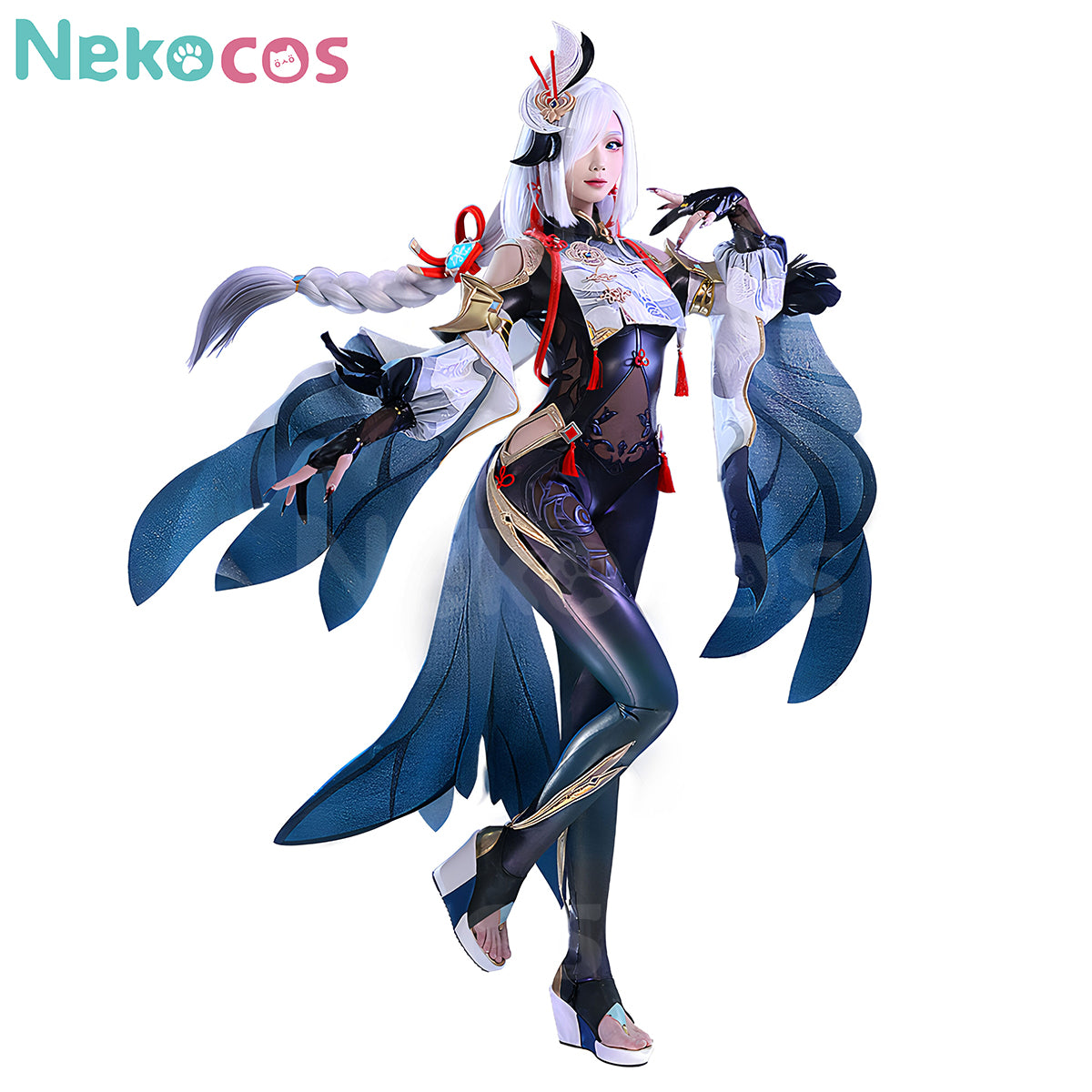 Genshin Impact Shenhe Cosplay Costume - Premium EditionCostume,Game,Genshin Impact