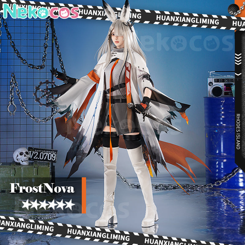 【Nekocos】Game Arknights Cosplay FrostNova Cosplay Costume Premium Edition | In Stock