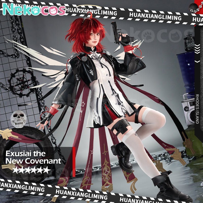 【Nekocos】Game Arknights Cosplay Exusiai Cosplay Costume Premium Edition | Custom-Tailor