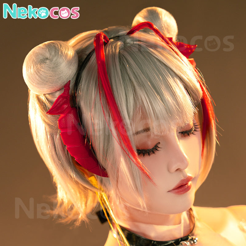 【Nekocos】Game Arknights Cosplay Wiš'adel Cheongsam Cosplay Costume Premium Edition | In Stock