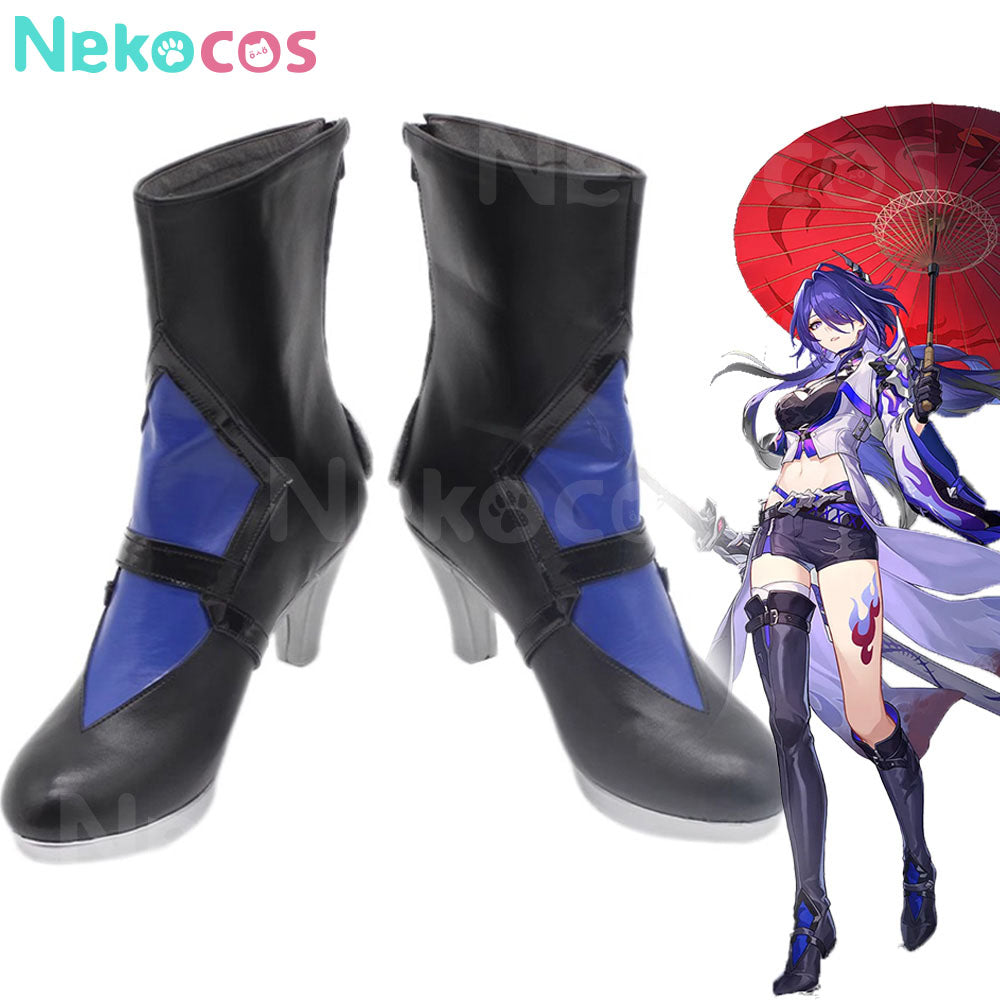 Game Honkai: Star Rail Cosplay Acheron Cosplay Shoes