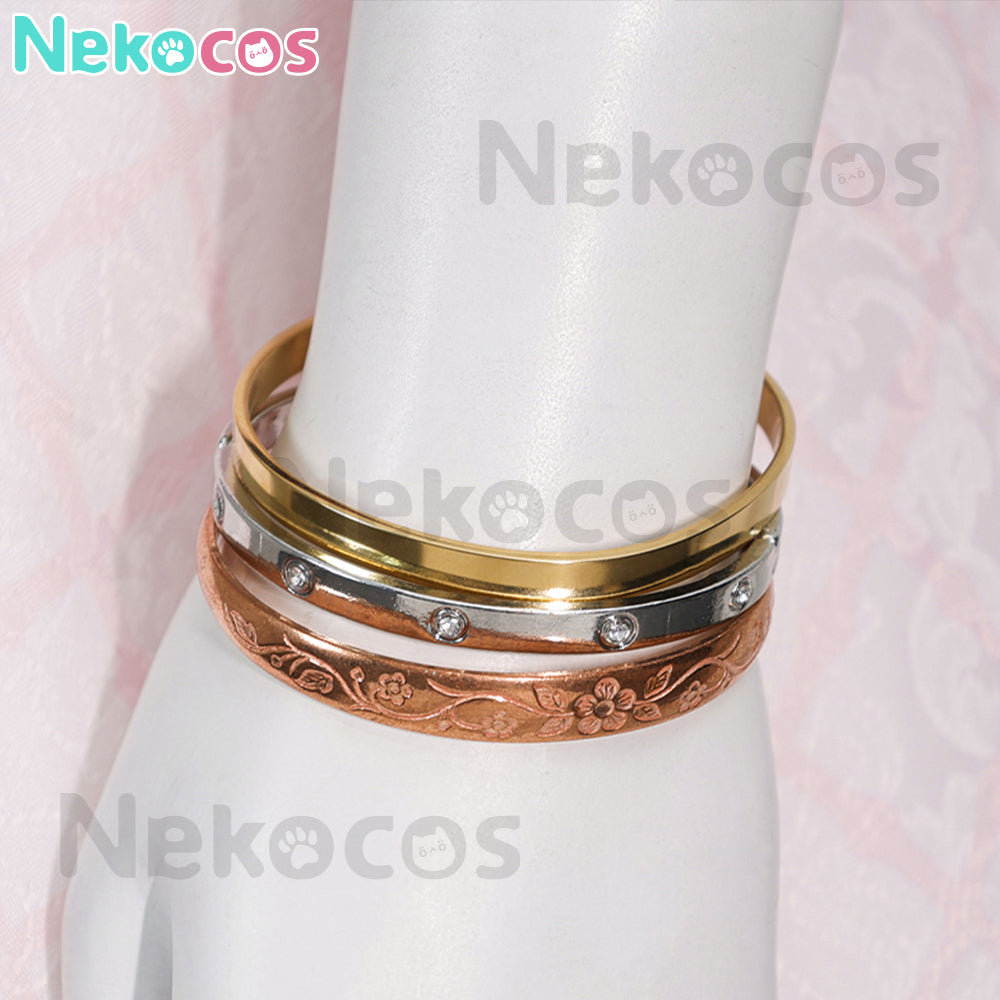 【Nekocos】Game Final Fantasy VII Cosplay Remake Aerith Upgraded version Cosplay Costume | Custom-Tailor