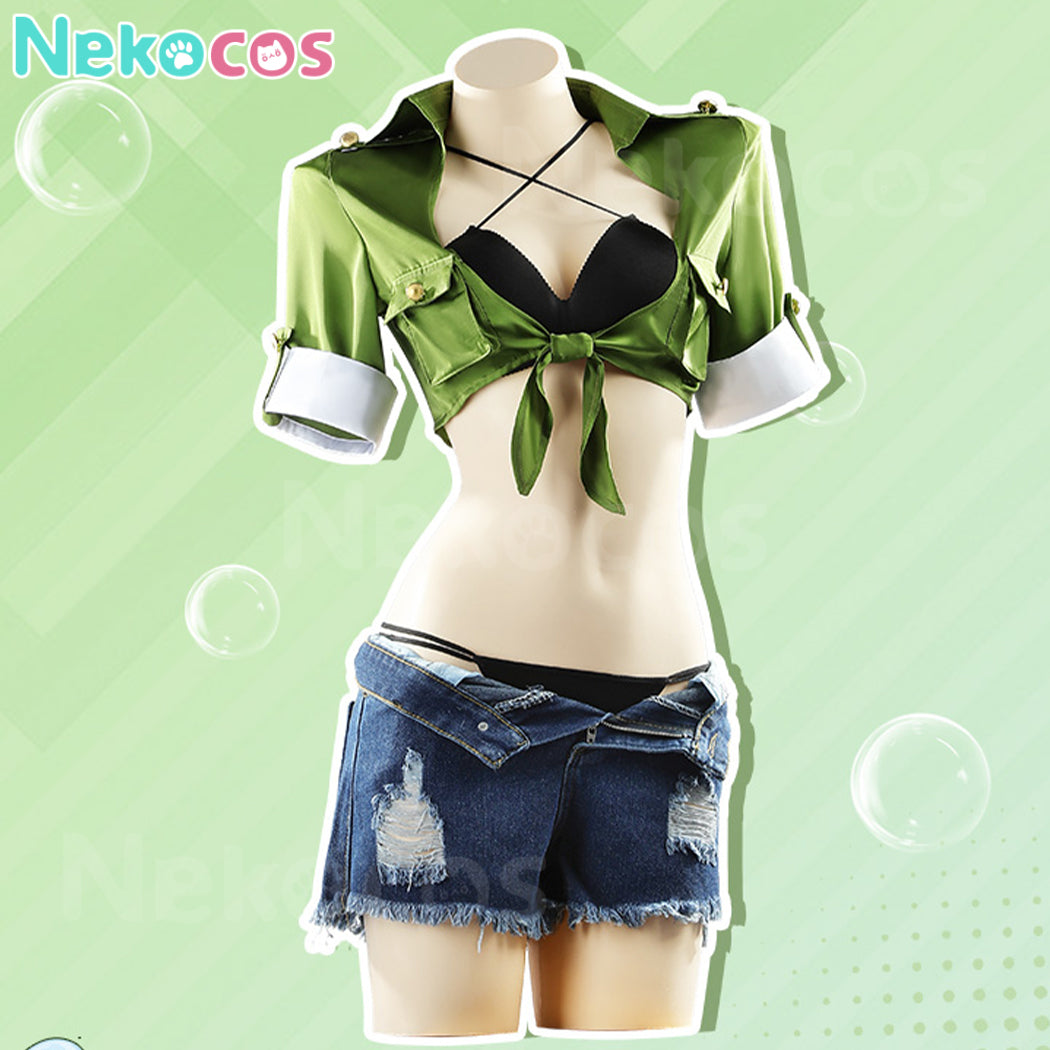 【Nekocos】Game Uma Musume Pretty Derby Cosplay Swimsuit Agnes Tachyon Cosplay Costume | Pre-Sale