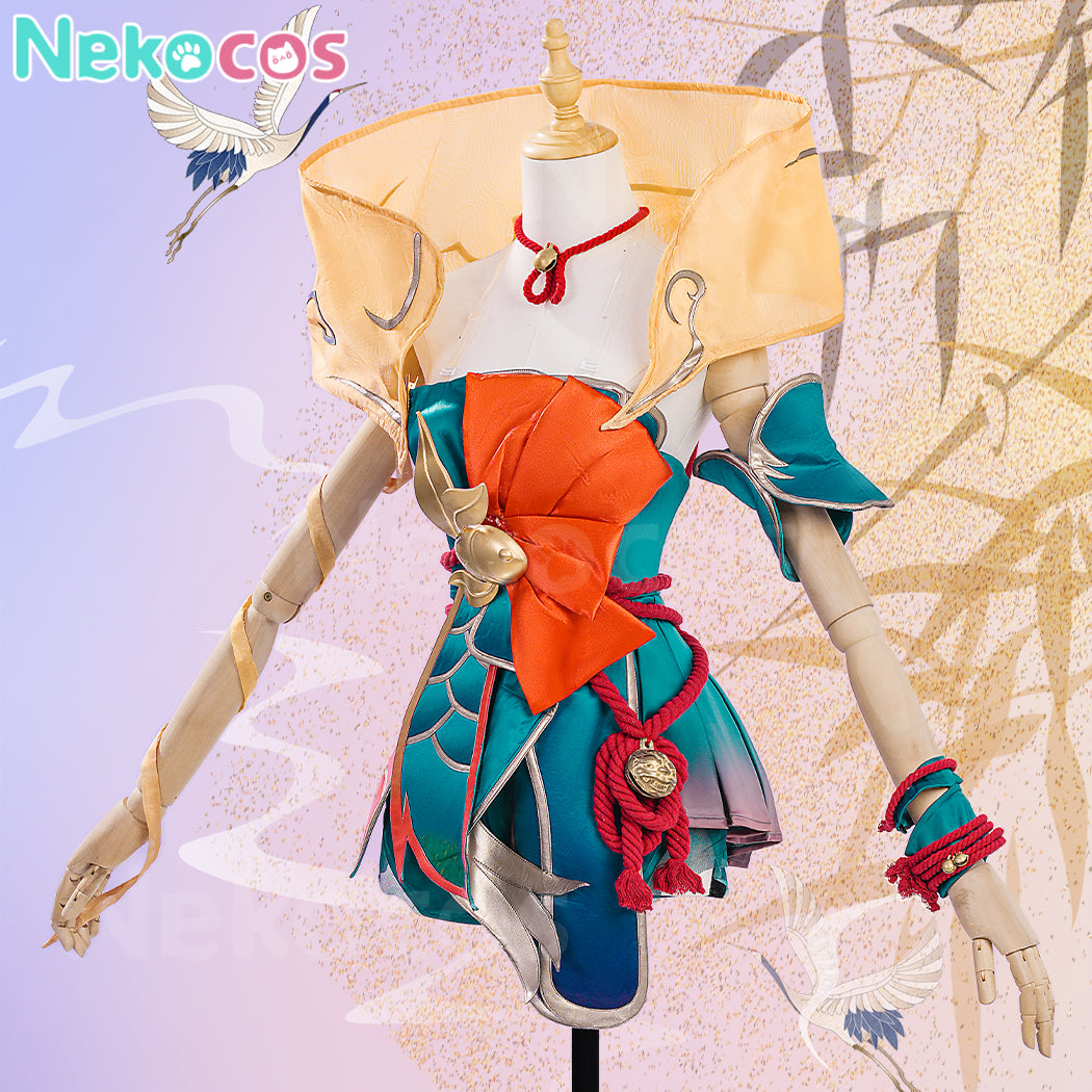 【Nekocos】Game League of Legends Cosplay Spirit Blossom Springs Ahri Cosplay Costume | Custom-Tailor