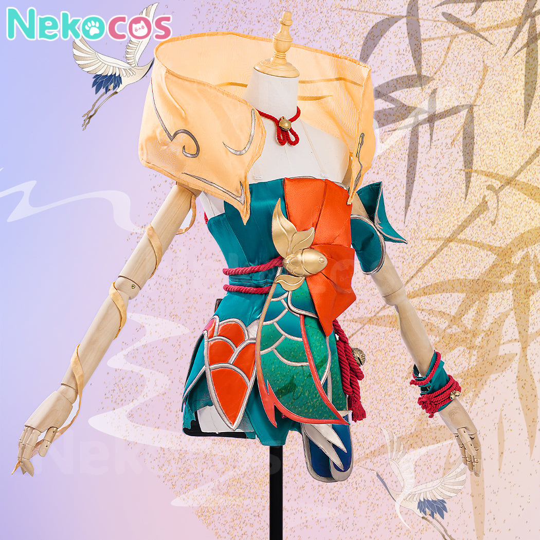 【Nekocos】Game League of Legends Cosplay Spirit Blossom Springs Ahri Cosplay Costume | Custom-Tailor
