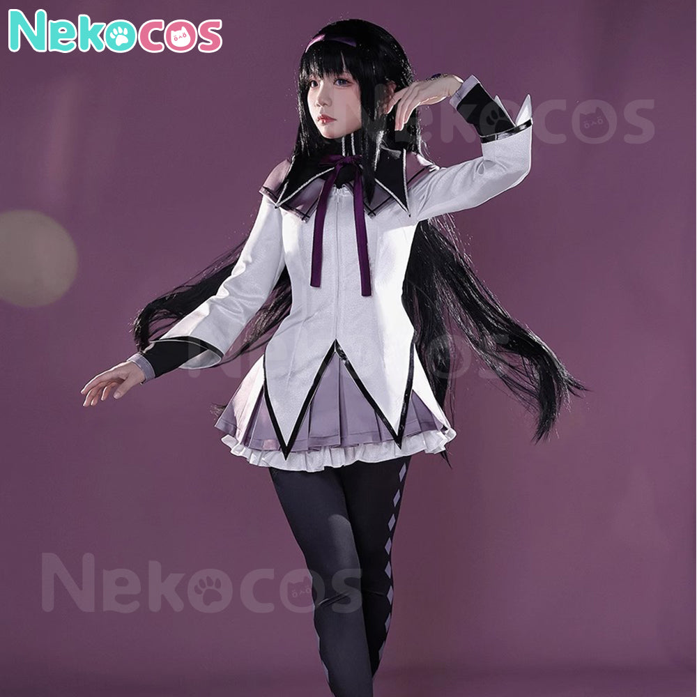 【Nekocos】Anime Puella Magi Madoka Magica Cosplay Akemi Homura Cosplay Costume | Custom-Tailor