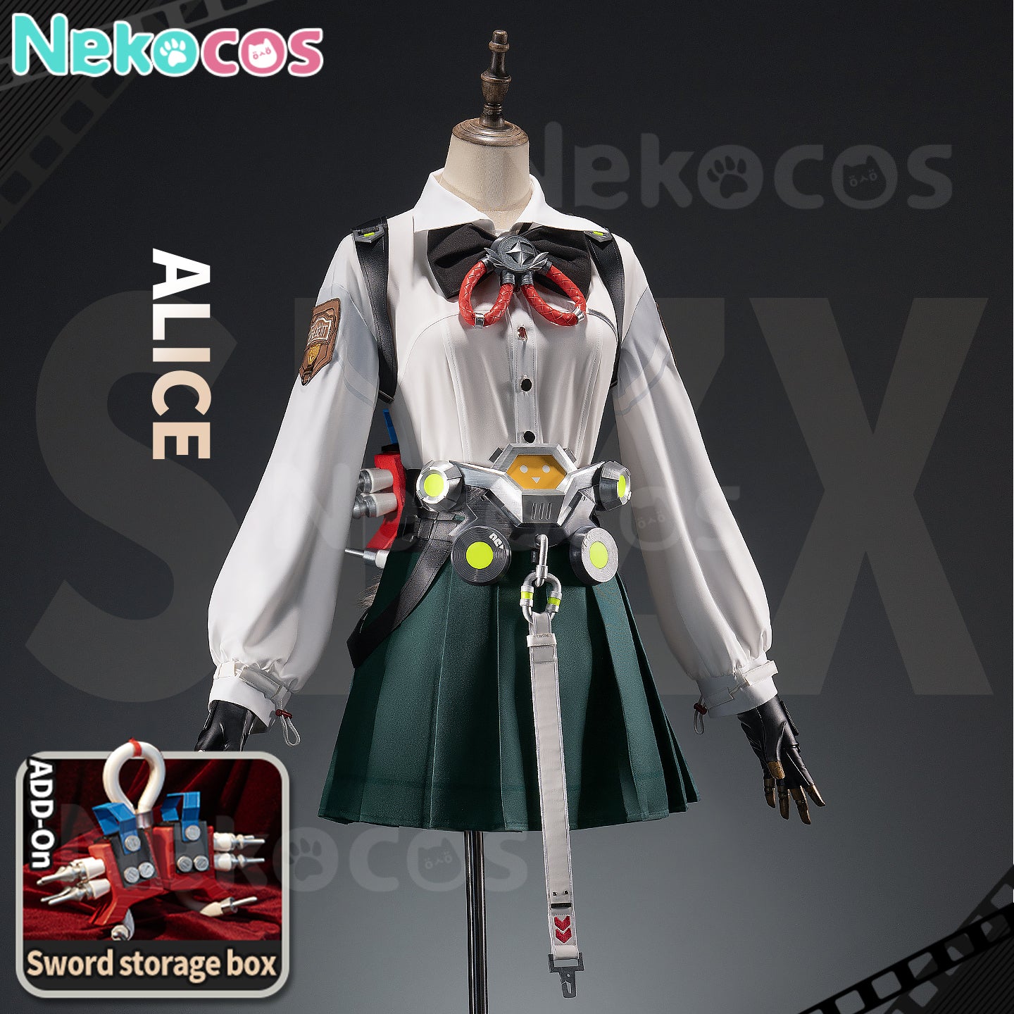 【Nekocos】Game Zenless Zone Zero Cosplay Alice Cosplay Costume Premium Edition | Custom-Tailor