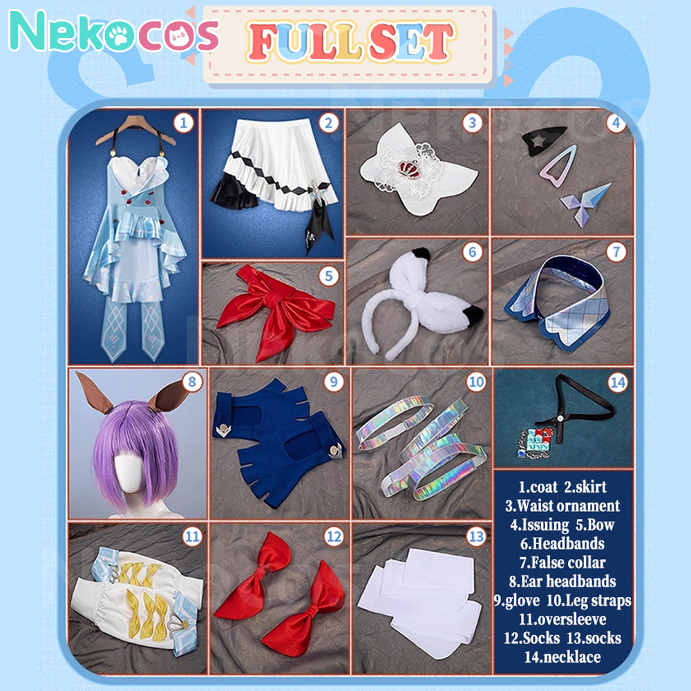 【Nekocos】Game Uma Musume Pretty Derby Cosplay Almond Eye Cosplay Costume | Custom-Tailor